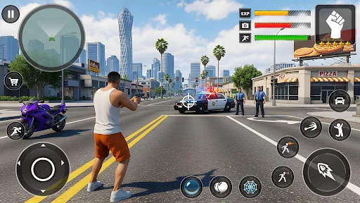 Crime Car City Gangster Games