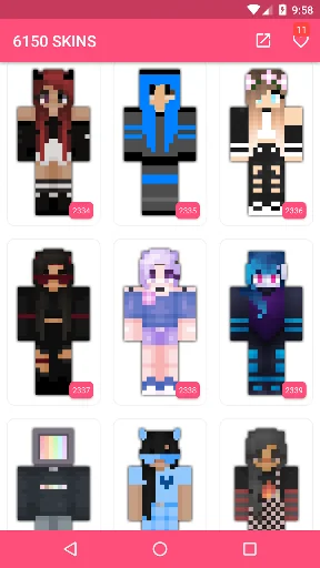 Girls Skins for Minecraft