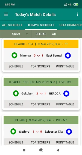 Football World Live Score