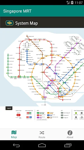 Singapore MRT and LRT Offline