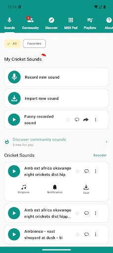 Cricket Sounds
