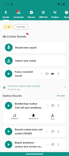 Cuckoo Sounds