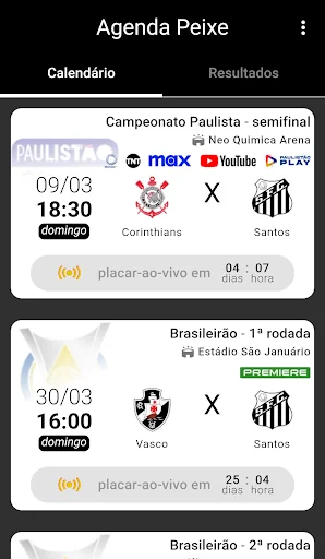 Agenda do Santos