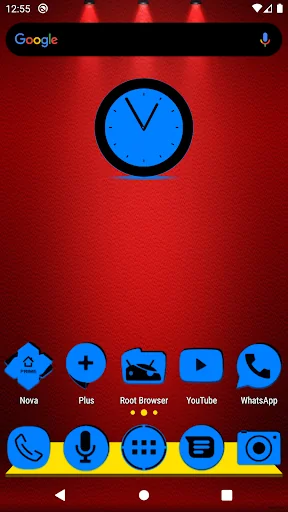 Blue and Black Icon Pack