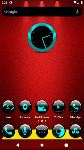 Cyan Glass Orb Icon Pack
