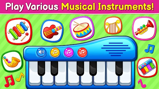 Baby Games: Piano & Baby Phone screenshot 2
