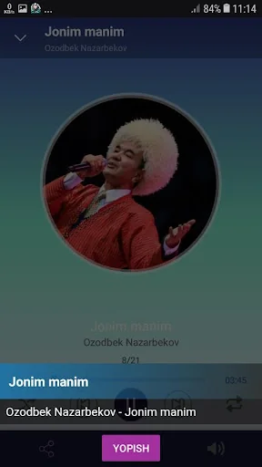 Ozodbek Nazarbekov qo'shiqlari