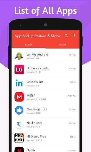 APK Backup | Restore & Share