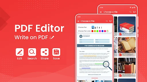 PDF Editor: Write on PDF