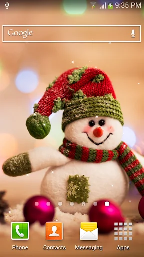 Snowman Live Wallpaper
