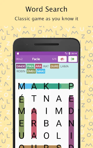 Word Search French Dictionary