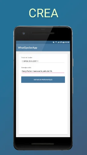 WhatSpoilerApp - Send Spoilers