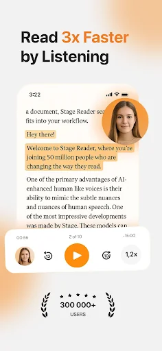 Text to Speech ePub PDF: Stage
