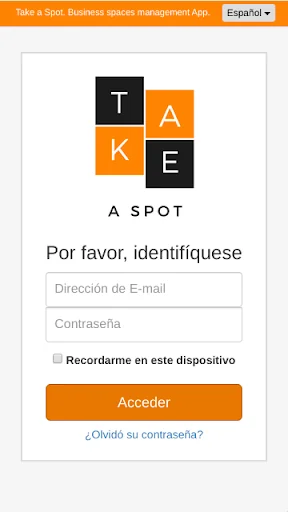 Take a spot | Gestión de espac