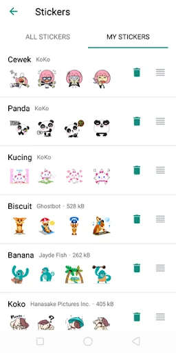Cute Funny Stickers WA