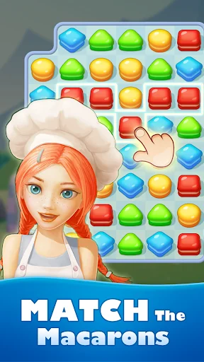 Sweet Macaron : Match 3