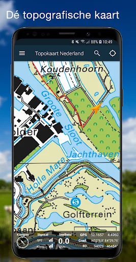 Topographical charts Holland