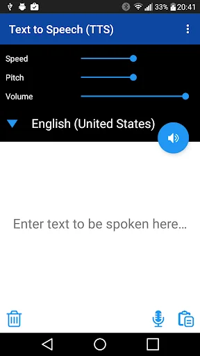 Text to Speech (TTS)