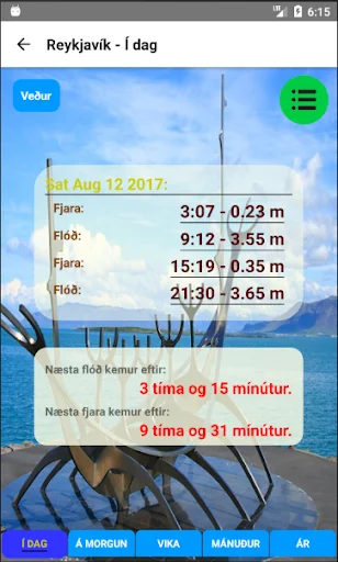 Tides in Iceland/Flóð Fjara