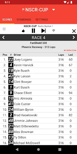 Motorsports Live Radio Stream