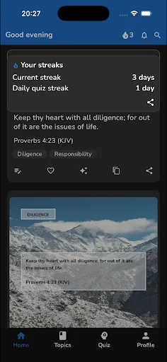 Bible Topics & Quiz (Offline)