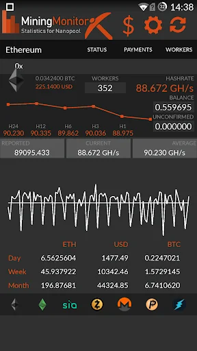 Mining Monitor 4 Nanopool