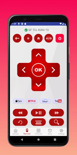 Remote for TCL TV