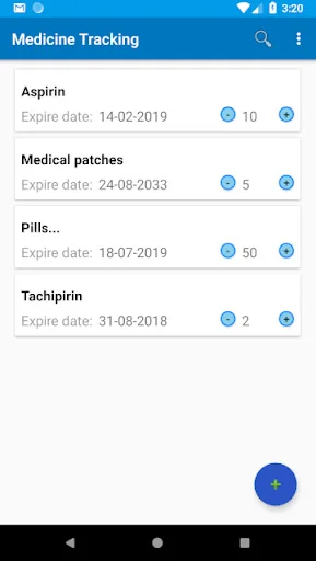 Medicine tracking