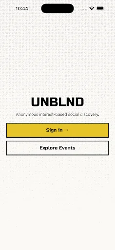 UNBLND - make friends app