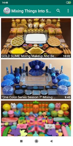Satisfying Mixing Slime Videos