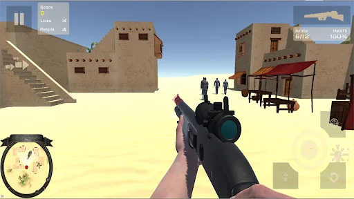 African Desert Hunting Patrol