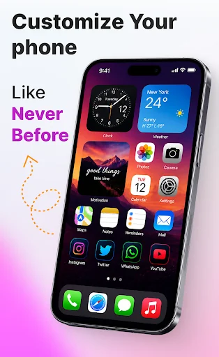 Launcher for iPhone 14 Pro Max