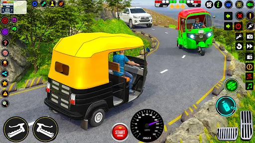 City Rickshaw Driving Games 3D
