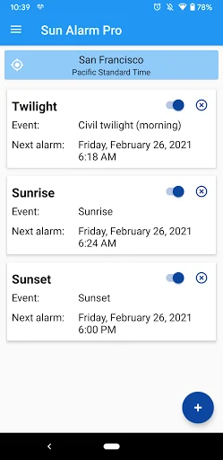 Sun Alarm