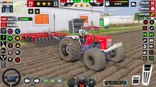 Indian Tractor Real Farming 3d screenshot 3