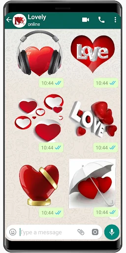 WASticker love stickers for WA