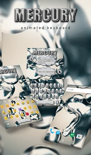 Mercury Animated Keyboard
