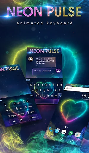 Neon Pulse Wallpaper