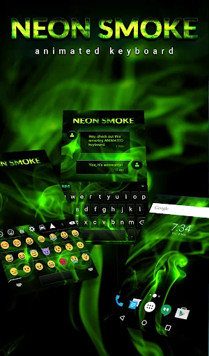 Neon Smoke Wallpaper