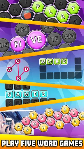 Word Guru: 5 in 1 Search Word 