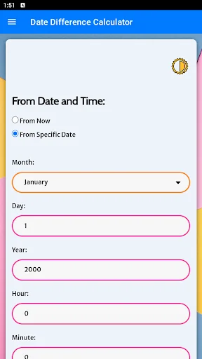 Date Difference Calculator
