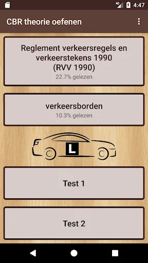 CBR Theorie Oefenen