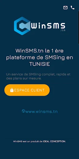 WinSMS.tn Plateforme SMS Tunis