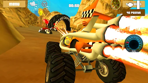 Cat Race Car Extreme Driving