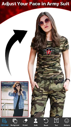 US Army Photo Suit Editor