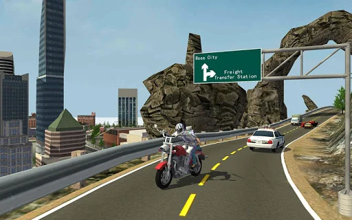 Fast Motorcycle Rider