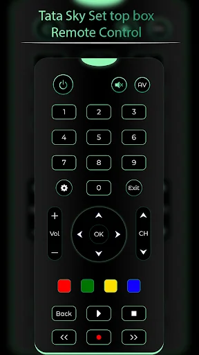 Tata Sky Set Top Box Remote