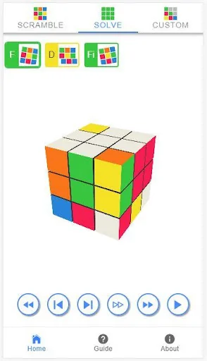 3D Cube Solver Guide