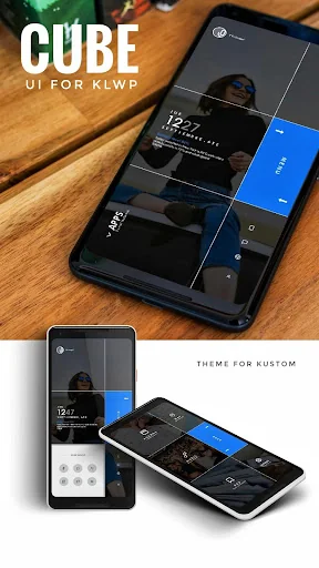 Cube UI for KLWP