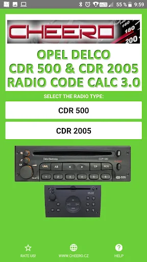 RADIO CODE for OPEL DELCO 500